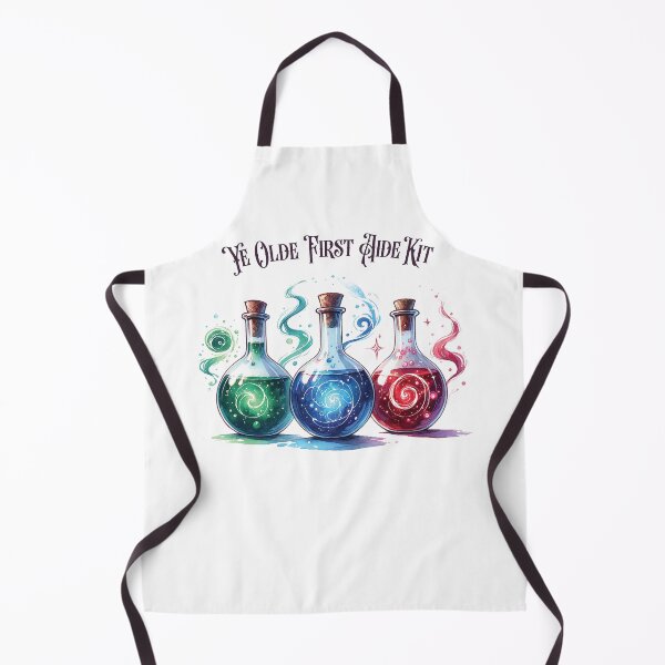 Item preview, Ye Olde First Aide Kit - Watercolor Cartoon Potion Bottles designed and sold by ModernScienceUS.