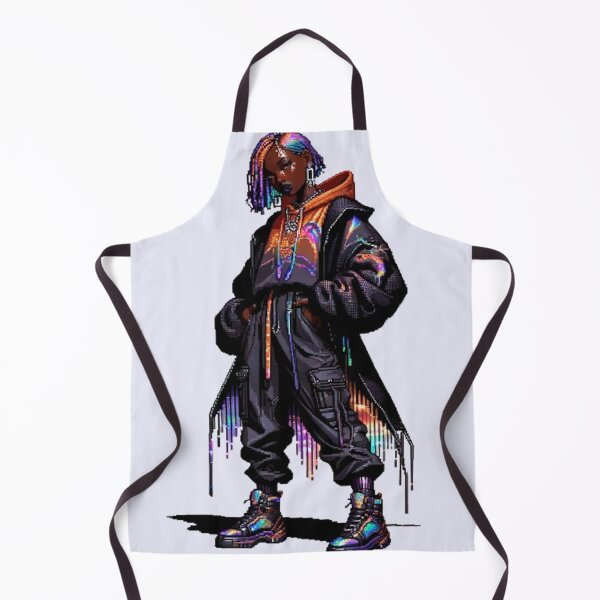 Item preview, Cyberpunk Chic: Avant-Garde Pixel Fashion designed and sold by fabinthelab.
