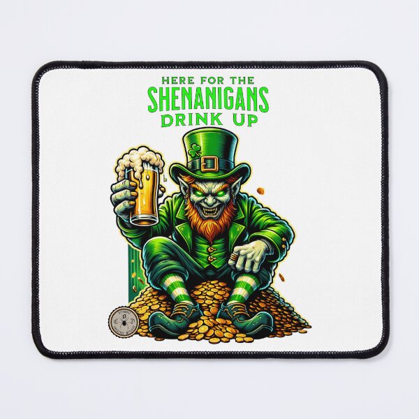 Item preview, Leprechauns - Here for the Shenanigans designed and sold by John Henry Olivarez.