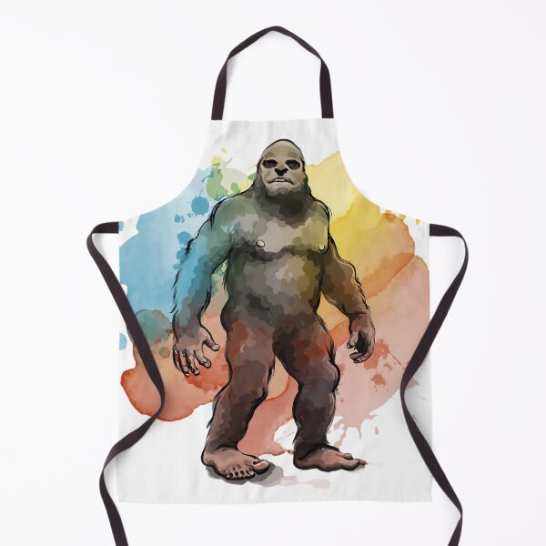Item preview, Friendly Bigfoot, watercolor designed and sold by WatermelonPink.