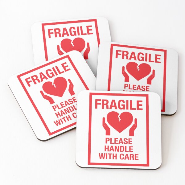 Item preview, Fragile Please Handle With Care (Heart)  designed and sold by Here-We-Go.