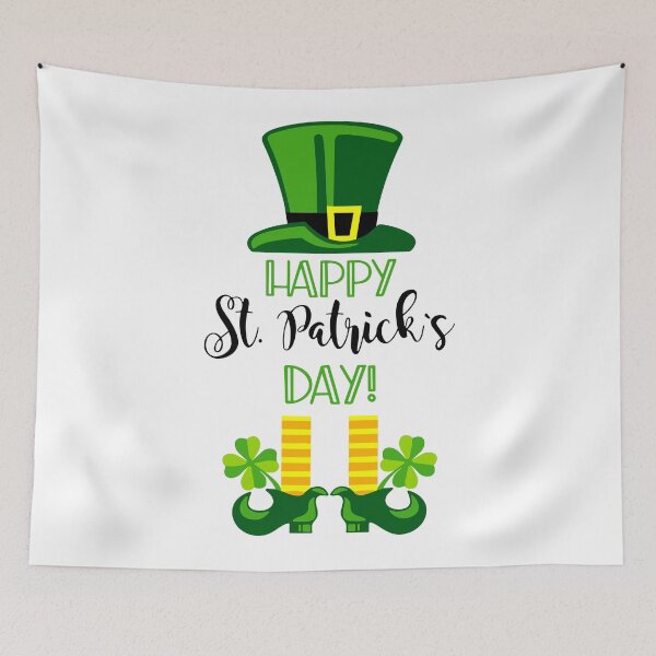 Item preview, Festive Feet: Limited Edition St. Patrick's Day Leprechaun Boots & Hat Cheer designed and sold by FebricFusion.