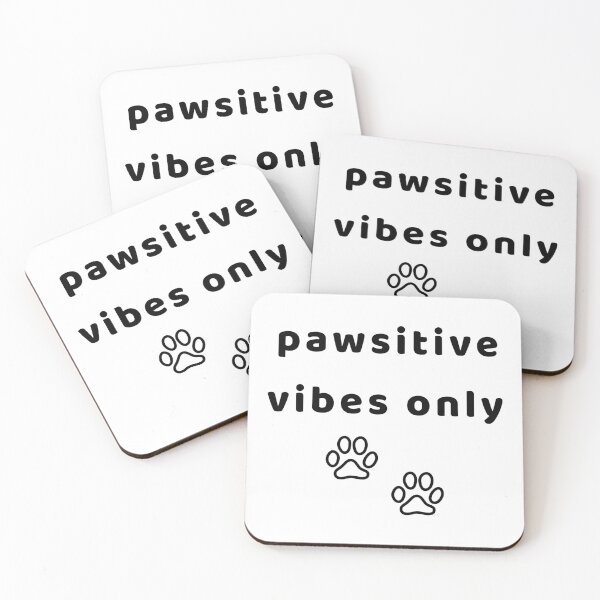 Item preview, Pawsitive Vibes (Black) designed and sold by DesignsByKazu.