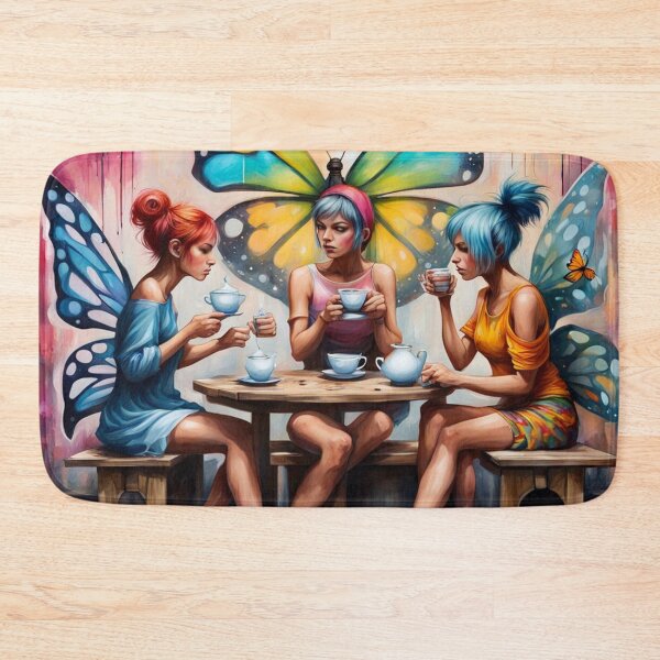 Item preview, pixies and fairies having dinner designed and sold by Jenswhim.