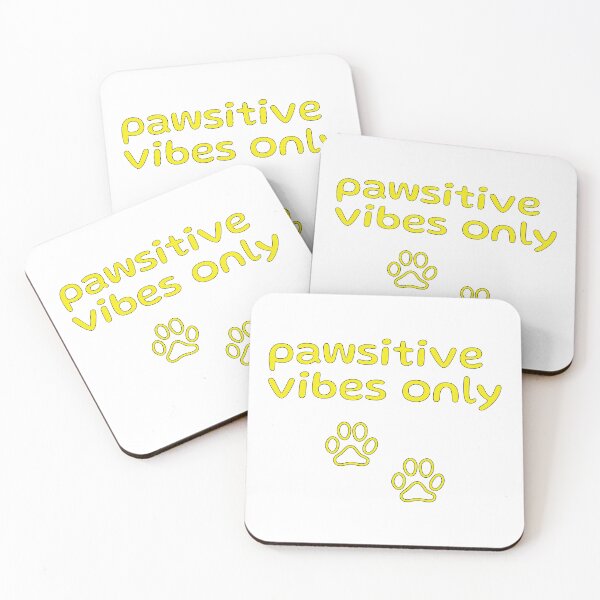 Item preview, Pawsitive Vibes (Yellow) designed and sold by DesignsByKazu.