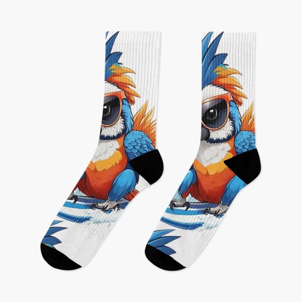 Item preview, Surfing Macaw designed and sold by likbatonboot.