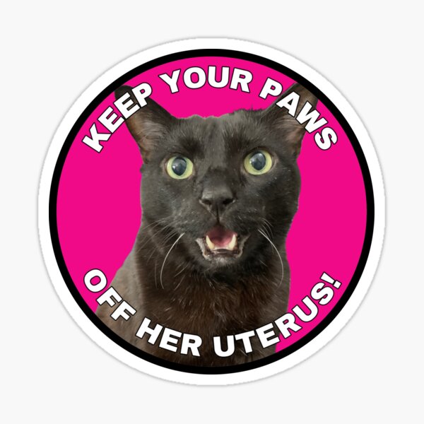 Item preview, Keep your paws off her uterus! designed and sold by MannyShop.