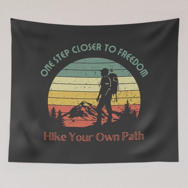 Item preview, Adventure Hiking, One Step Closer to Freedom designed and sold by supriyo-art.