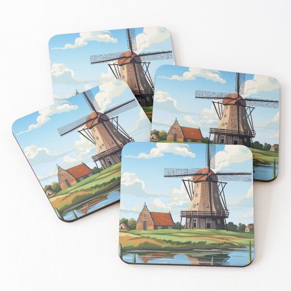 Item preview, Whispers of the Wind Holland Windmills #2 designed and sold by Anuchartl.