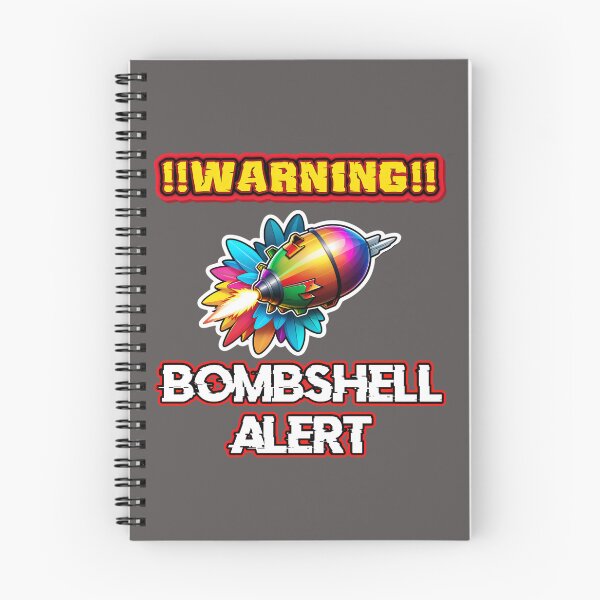 Item preview, Warning Bombshell Alert Logo designed and sold by TheArtOfPat.