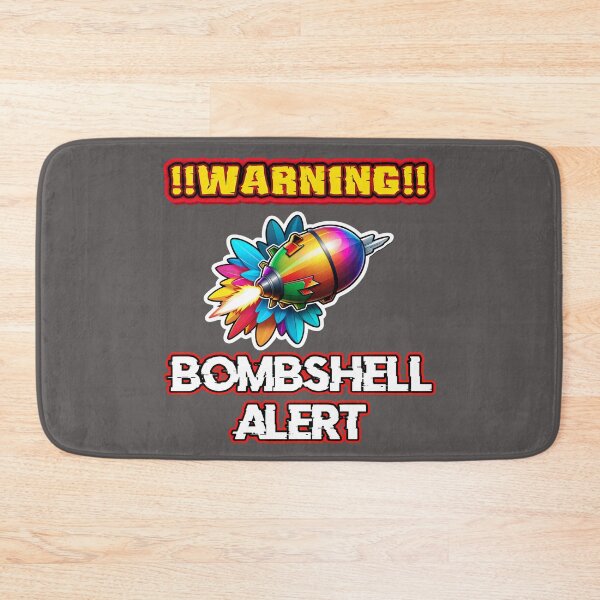 Item preview, Warning Bombshell Alert Logo designed and sold by TheArtOfPat.
