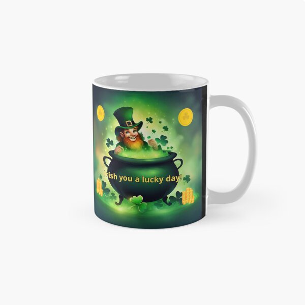Item preview, Saint Patrick Leprechaun Cauldron and Gold Coins designed and sold by Astralia.