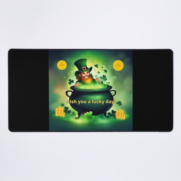 Item preview, Saint Patrick Leprechaun Cauldron and Gold Coins designed and sold by Astralia.