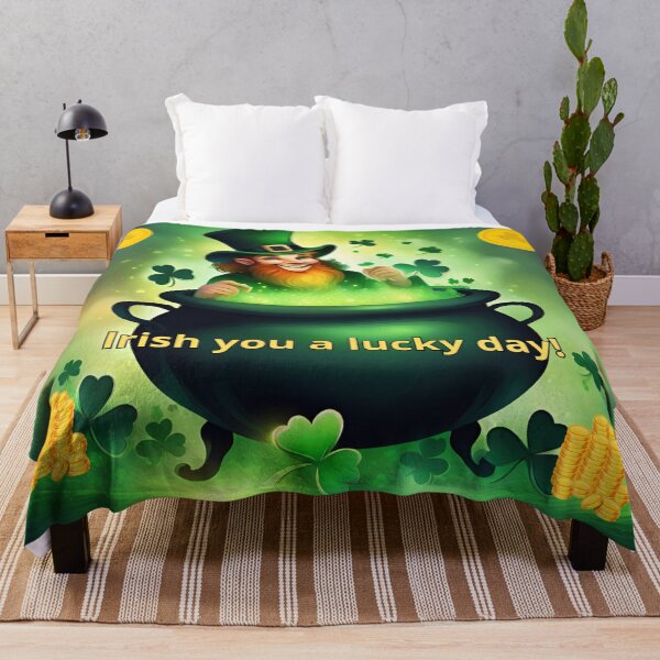 Item preview, Saint Patrick Leprechaun Cauldron and Gold Coins designed and sold by Astralia.