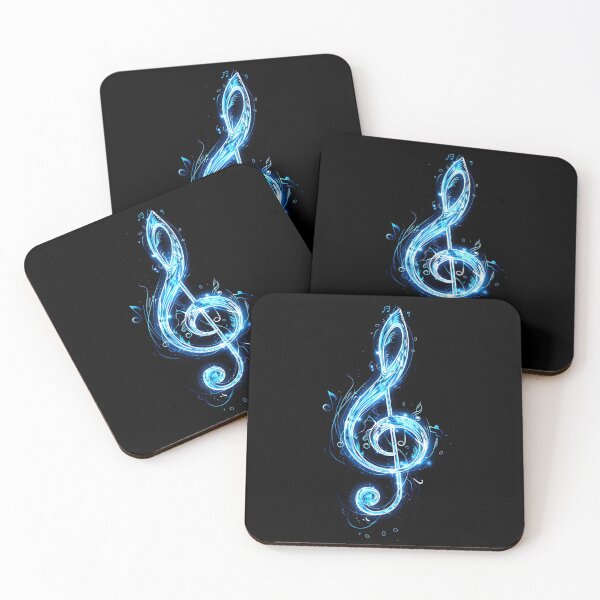 Item preview, Music note in shades of blue designed and sold by dcrc.