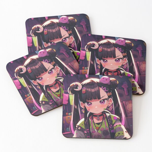 Item preview, Cute Moody Misechievous Anime Girl designed and sold by bubblegoth.