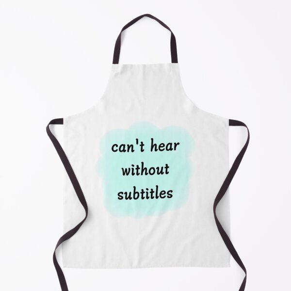 Item preview, Can't hear without subtitles - B designed and sold by CreativeKari.