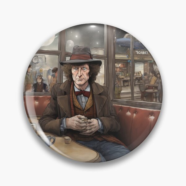 Item preview, The 4th Doctor designed and sold by ButAsATurtle.