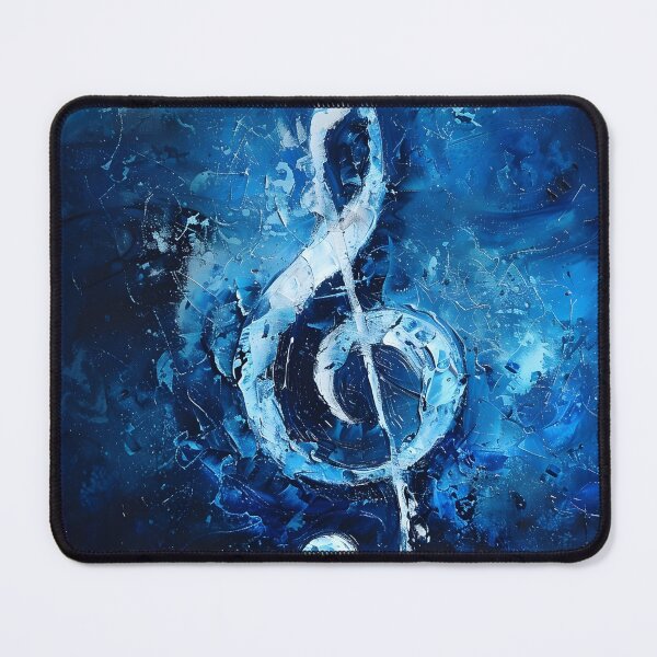 Item preview, Music note in shades of blue designed and sold by dcrc.
