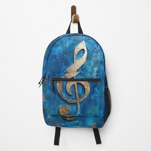 Item preview, music note in shades of blue designed and sold by dcrc.
