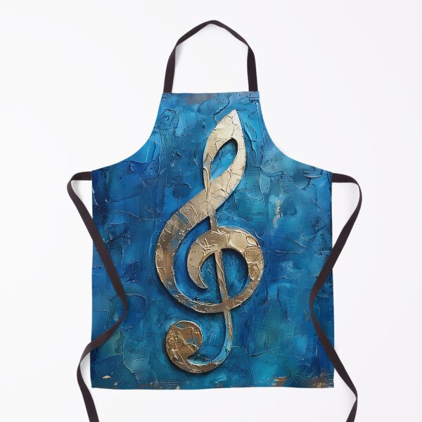 Item preview, music note in shades of blue designed and sold by dcrc.