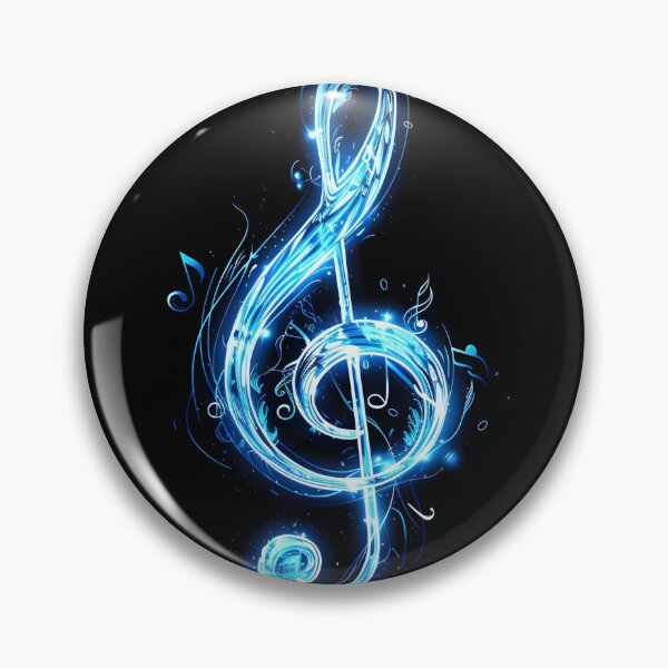 Item preview, Music note in shades of blue designed and sold by dcrc.