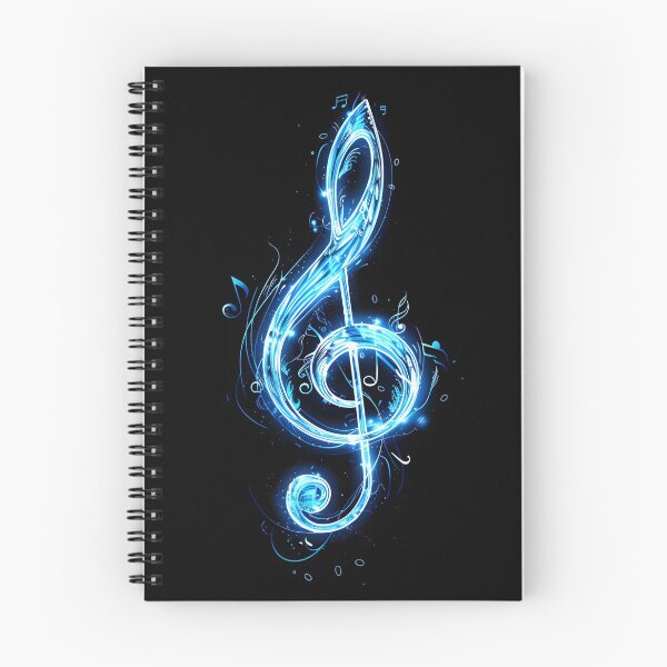 Item preview, Music note in shades of blue designed and sold by dcrc.