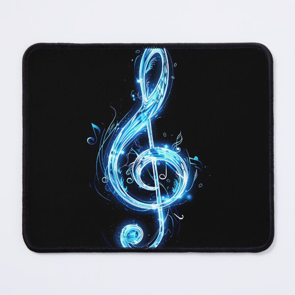 Item preview, Music note in shades of blue designed and sold by dcrc.
