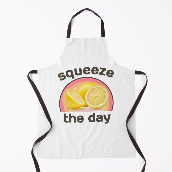 Item preview, Funny lemon saying squeeze the day colorful designed and sold by vibeno1.
