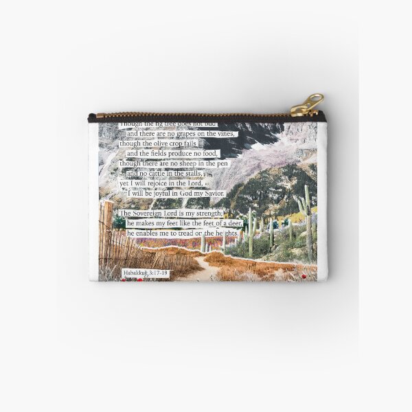 Item preview, sin embargo, me regocijaré - habakkuk 3 collage art designed and sold by Sarah Rosie Studios.