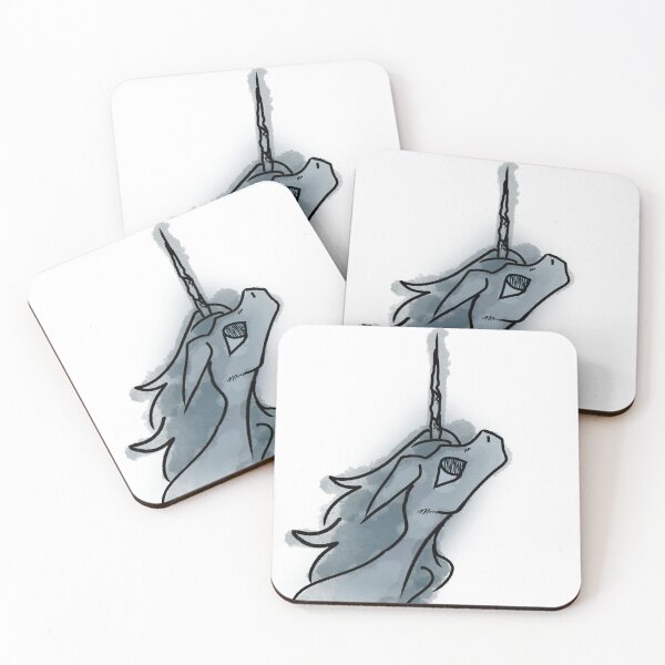 Item preview, Silver Unicorn designed and sold by 3separateteas.