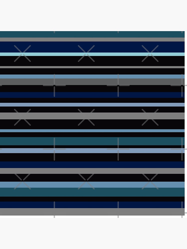 Thumbnail 2 of 2, Tote Bag, Playful Stripes Blue and Green Pattern designed and sold by CarlaBaremb.