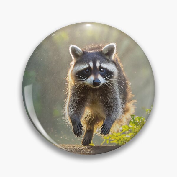 Item preview, Racoon is running on the trails designed and sold by YujunShop.