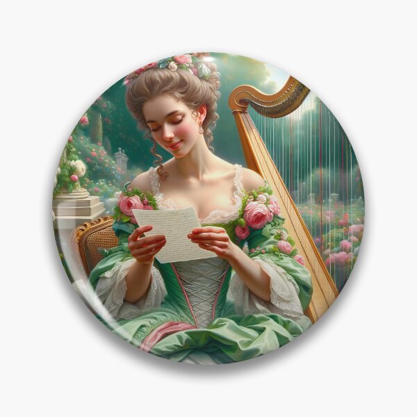 Item preview, Harmonious Echoes: The Fiancé's Letter by the Harp designed and sold by DeenaDee.