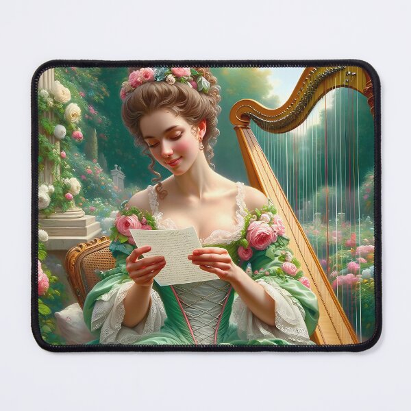 Item preview, Harmonious Echoes: The Fiancé's Letter by the Harp designed and sold by DeenaDee.