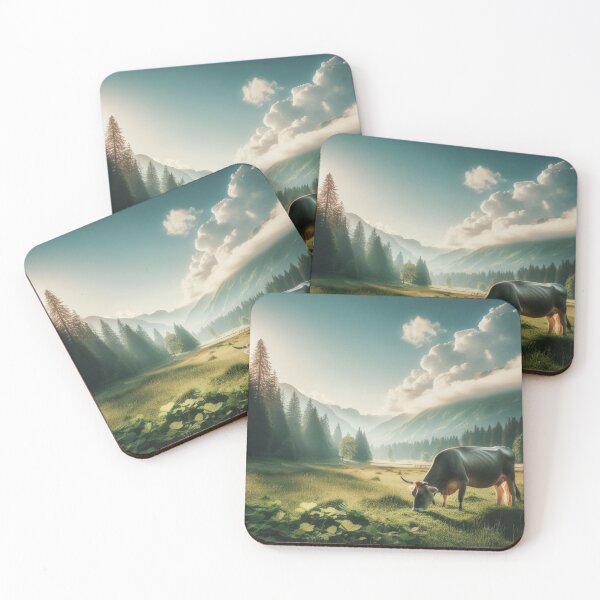 Item preview, Milkmaid's Companion - Gentle Grazing Cow designed and sold by ProgressMagnet.