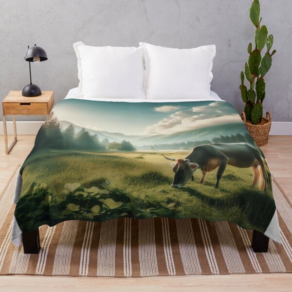 Item preview, Milkmaid's Companion - Gentle Grazing Cow designed and sold by ProgressMagnet.