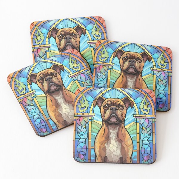 Item preview, Boxer Stained Glass  designed and sold by TheAnimalZ00.