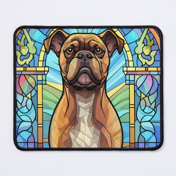 Item preview, Boxer Stained Glass designed and sold by TheAnimalZ00.
