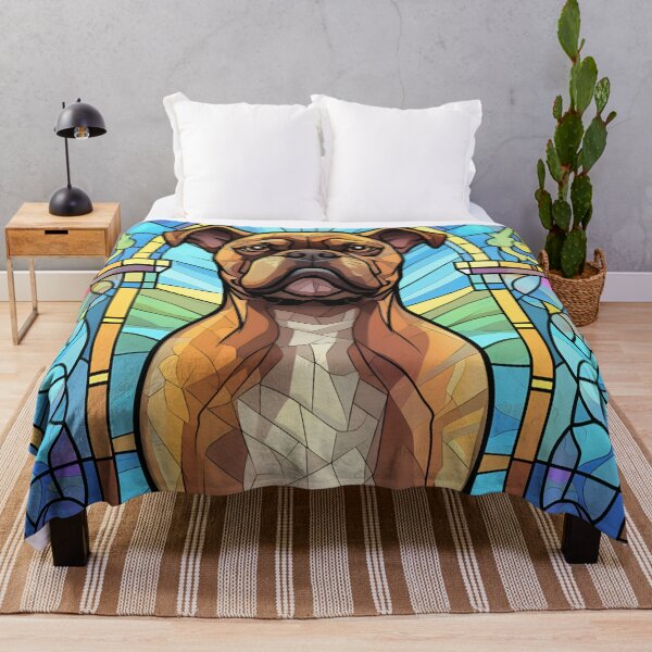 Item preview, Boxer Stained Glass designed and sold by TheAnimalZ00.