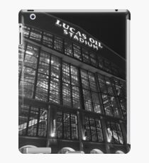Lucas Oil Stadium at night iPad Case/Skin