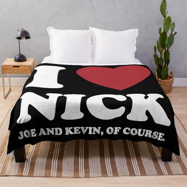 Item preview, I LOVE NICK JOE AND KEVIN, OF COURSE. WHITE designed and sold by Rejiboustarts.