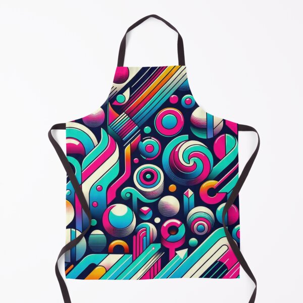 Artikelvorschau, 1980 abstraktes Design Pink und Blau entworfen und verkauft von Blessinger77.