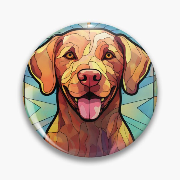 Item preview, Chesapeake Bay Retriever Stained Glass  designed and sold by TheAnimalZ00.