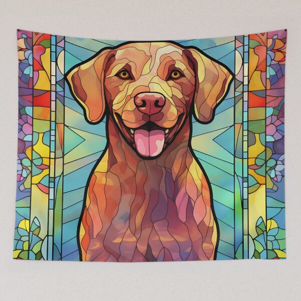 Item preview, Chesapeake Bay Retriever Stained Glass  designed and sold by TheAnimalZ00.