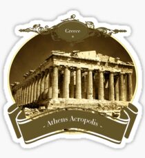 Greece - Acropolis of Athens Sticker