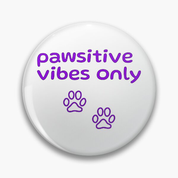 Item preview, Pawsitive Vibes (Purple) designed and sold by DesignsByKazu.