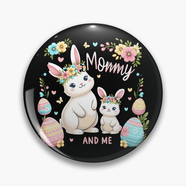 Item preview, Mommy and Me Bunny Rabbit Cute Easter T-Shirt designed and sold by MAPDDesigns.