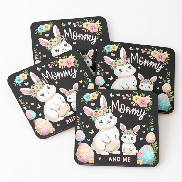 Item preview, Mommy and Me Bunny Rabbit Cute Easter T-Shirt designed and sold by MAPDDesigns.