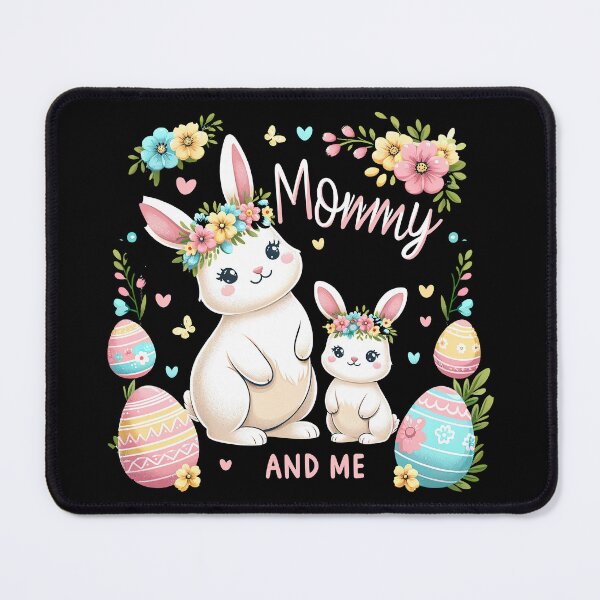 Item preview, Mommy and Me Bunny Rabbit Cute Easter T-Shirt designed and sold by MAPDDesigns.